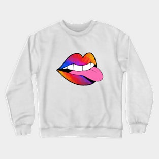 Rainbow Prism Mouth Crewneck Sweatshirt